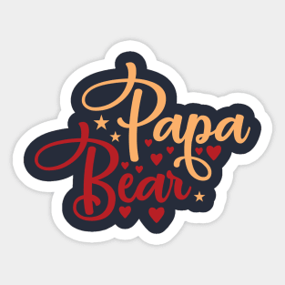 Papa bear Sticker